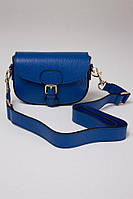 Крос-боді Takeasy Синій - Італійська жіноча сумка крос-боді з натуральної шкіри застібкою та знімним ремінцем (ss220132_ult_TU)