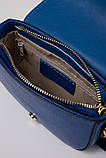 Крос-боді Takeasy Синій - Італійська жіноча сумка крос-боді з натуральної шкіри застібкою та знімним ремінцем (ss220132_ult_TU), фото 3