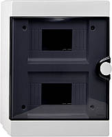 Корпус модульний пластиковий, 16 модулів, навісний, серії UBox