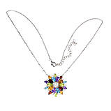 Підвіска. Натуральний мультиколор. Срібло 925., фото 2