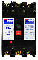 Автоматичний вимикач УКРЕМ ВА-2004N/125 3р 50А АСКО
