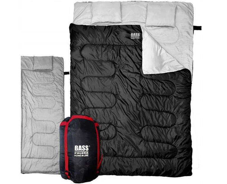 Спальний мішок двомісний Bass Polska BH 41996, Туристичний спальник, Спальний мішок для кемпінгу, фото 1