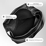 Хобо Takeasy Чорний - Італійська жіноча м’яка сумка-хобо із натуральної шкіри без підкладки на блискавці (011943-bla-D28), фото 6