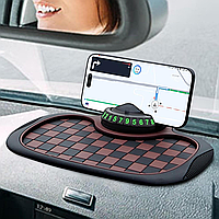 Коврик для мобильного телефона на приборную панель автомобиля 24х18 см