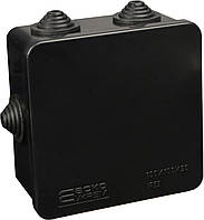 Розподільча  коробка серії UAtmo Jet Black 100*100*50 (уп. 20шт)