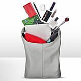 Хобо Takeasy Сірий - Італійська жіноча м’яка сумка-хобо із натуральної шкіри без підкладки на блискавці (011943-gre-D16), фото 4