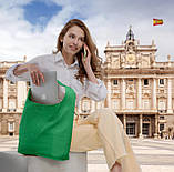 Хобо Takeasy Зелений - Італійська жіноча м’яка сумка-хобо із натуральної шкіри без підкладки на блискавці (011943-grn-D100), фото 8