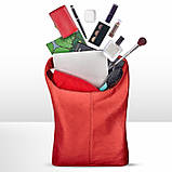 Хобо Takeasy Червоний - Італійська жіноча м’яка сумка-хобо із натуральної шкіри без підкладки на блискавці (011943-red-D58), фото 4