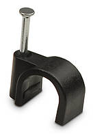 Скоба чорна CHR-12 мм кругла (100 шт.)