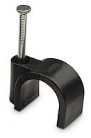 Скоба чорна CHR-14 мм кругла (100 шт.)