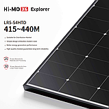 Двостороння сонячна панель Longi Solar LR5-54HTD-435M, 435 Вт, Hi-MO X6 Bifacial, фото 8