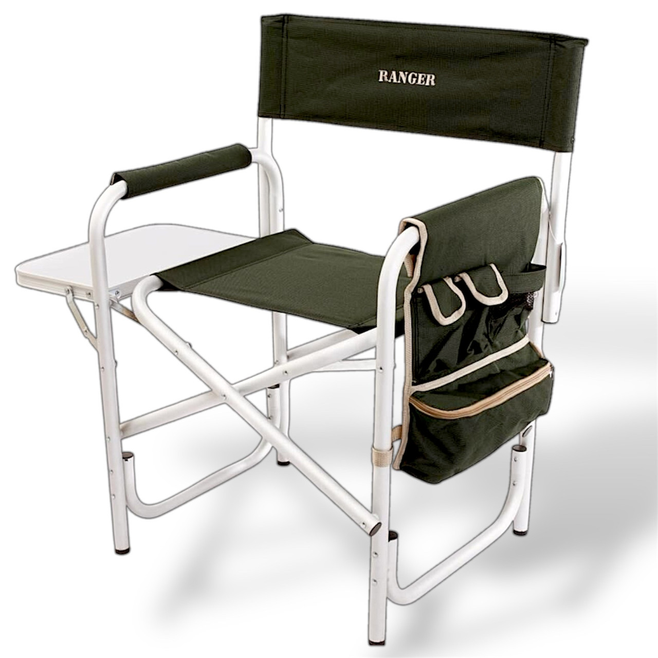 Крісло складане рибальське зі столиком Ranger FC-95200S до 160кг хакі, фото 1