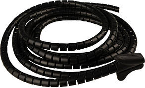 Гнучкий органайзер з кліпсою для кабелю чорний WCT-8 (3м)