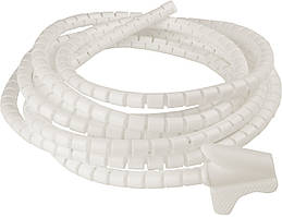 Гнучкий органайзер з кліпсою для кабелю білий WCT-8 (3м)