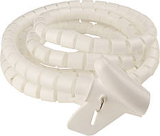 Гнучкий органайзер з кліпсою для кабелю білий WCT-28 (3м)