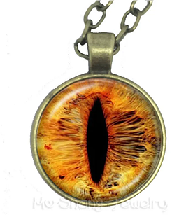 Підвіска з лінзою очей дракона, фантастичний кулон