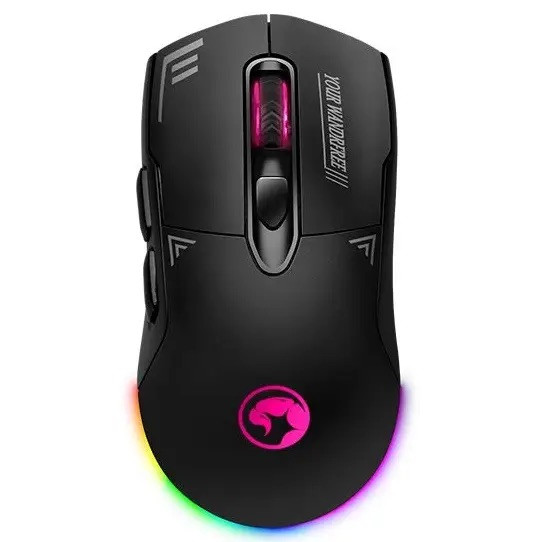 Бездротова ігрова комп'ютерна миша Marvo M803W BK 500mAh RGB підсвічування 6 кнопок 2.4G Type-C Чорний