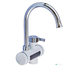 Проточний водонагрівач змішувач з підігрівом ZERIX ELW43-E (ZX4697) білий