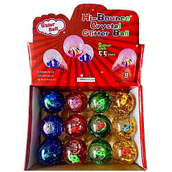 07 Пострибунчик рибки, світло, з водою 5,5 см, 12 штук у коробці