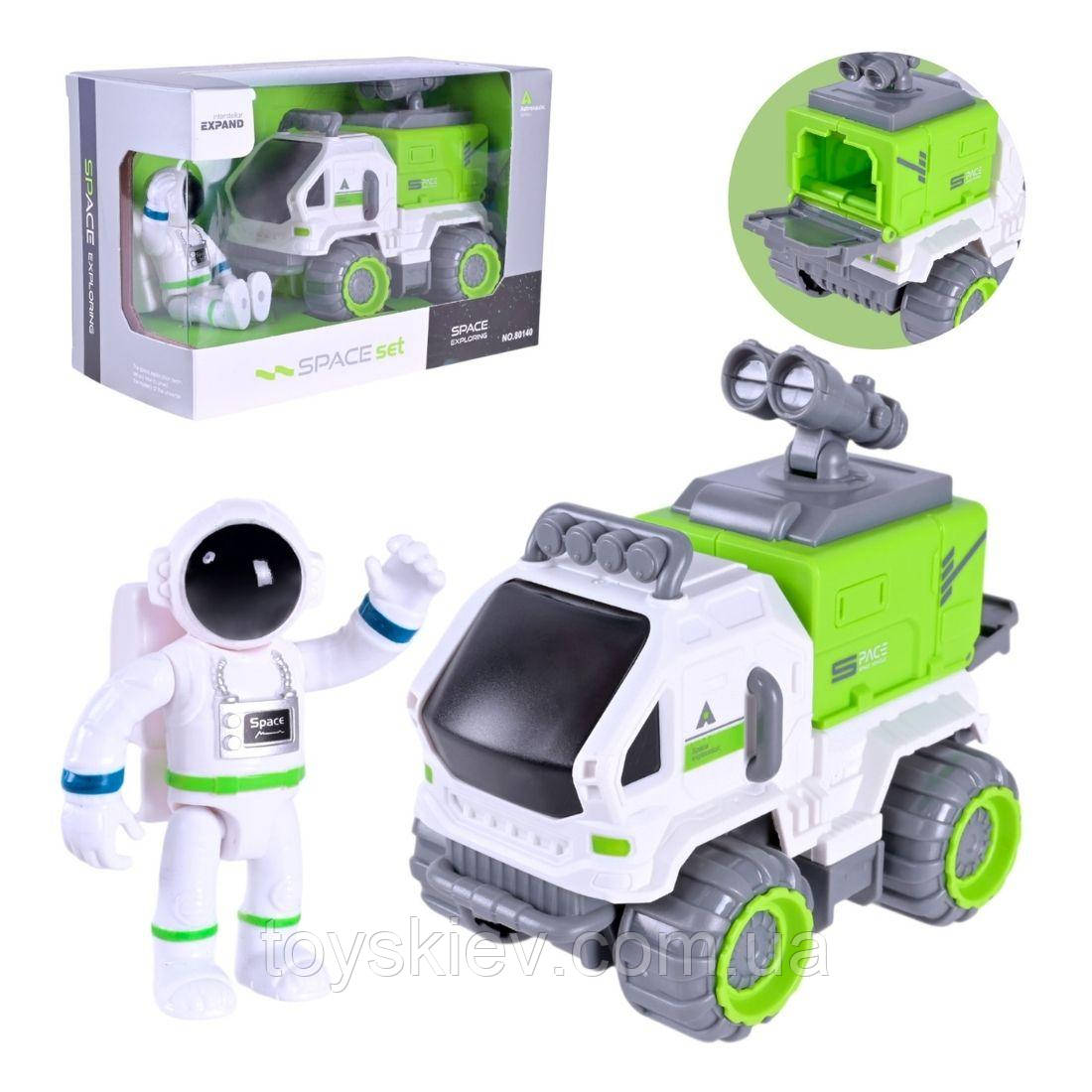 80140  Машина с фігуркою, космос, короб.17*8, 1*11см, фото 1
