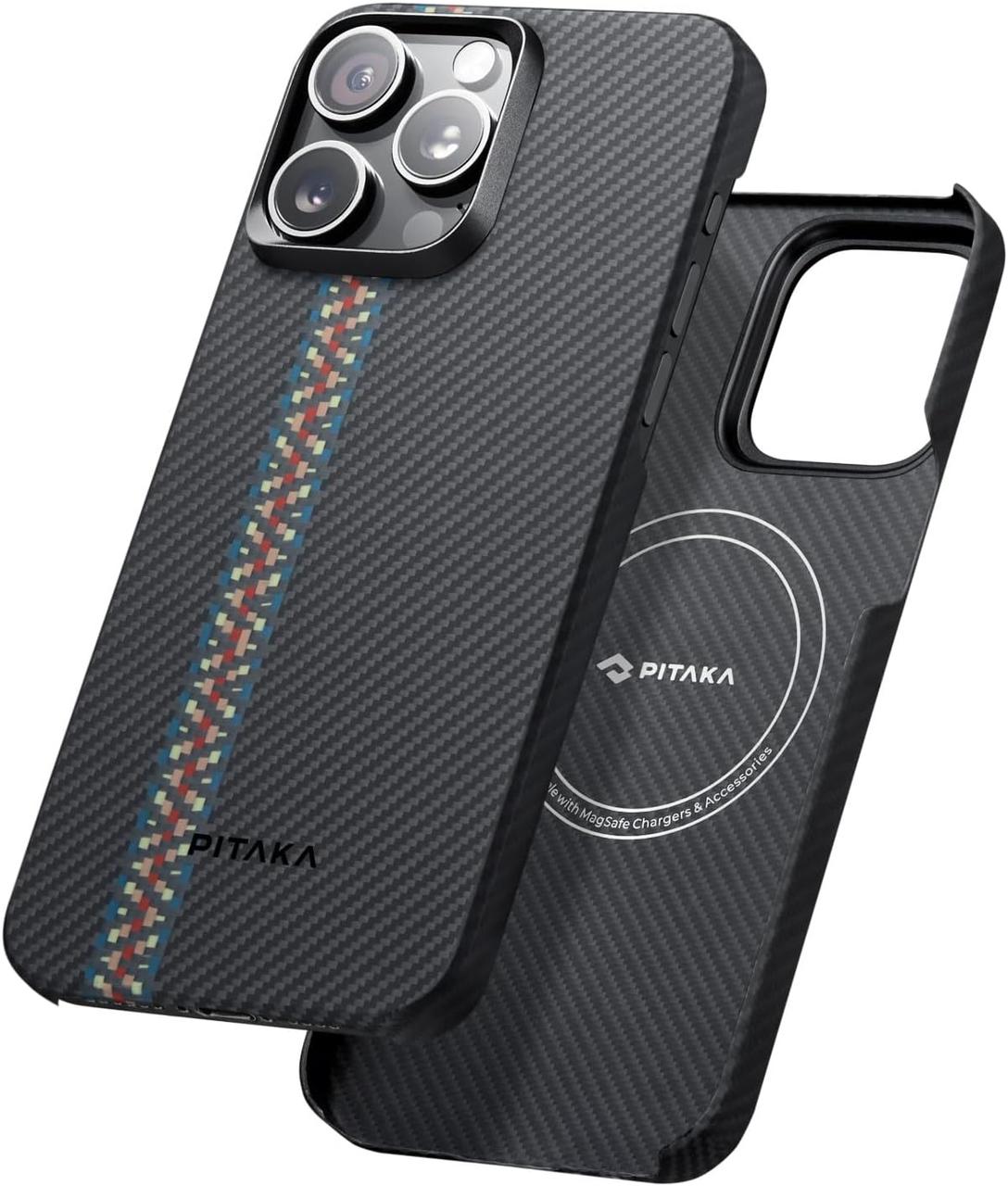 Чохол Pitaka MagEZ Case 4 Rhapsody для iPhone 15 Pro, фото 1