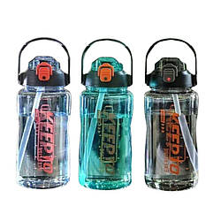 59514 З Пляшка для води, 1200ml, 3 кольори.