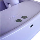 Вентилятор настільний складаний з підсвічуванням 28x20x12см F670 Фіолетовий, фото 3