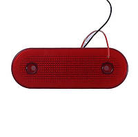 Габарит - червоний - 115х40мм - 12/24V Led 20 діодів - "KIR" К-268 (1 шт)