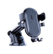 Автотримач для телефону затискач D48-5 телескоп, Black