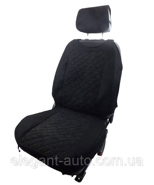 Майка чорна/РОМБ стьобаний чорною ниткою  на флісі(1+1)Закритий бік та низ/2-а підголовника)