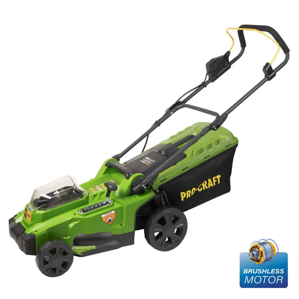 Акумуляторна газонокосарка 37 см, 2×20 В безщіткова Procraft PLM20 (без АКБ та ЗП)