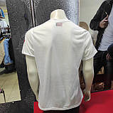 Чоловіча біла футболка принт Барселона, фото 2