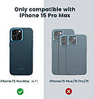 Чохол Pitaka Protective Yet Slim 1500D Twill для iPhone 15 Pro Max, фото 5