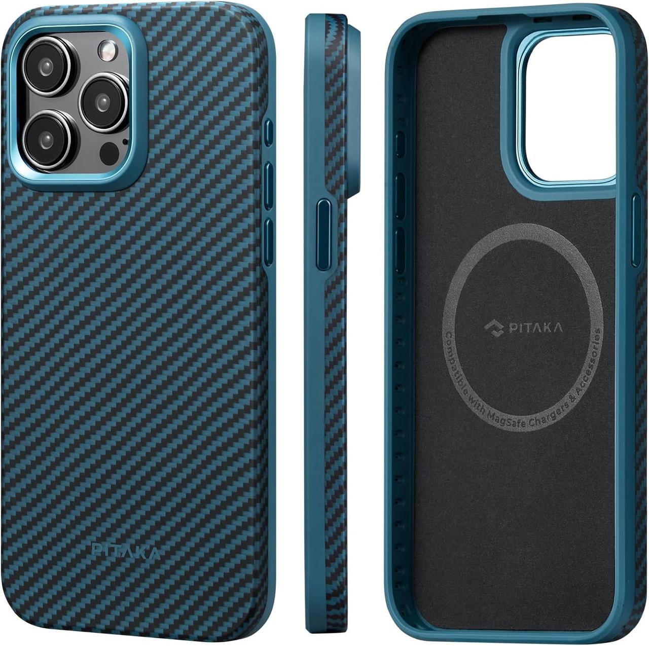 Чохол Pitaka Protective Yet Slim 1500D Twill для iPhone 15 Pro Max, фото 1