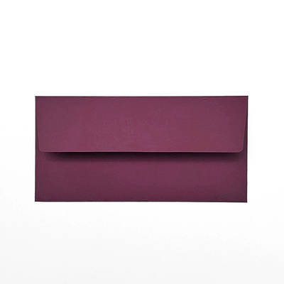 Конверт 220x110 мм, колір палісандр, КОМПЛЕКТ 10 шт.