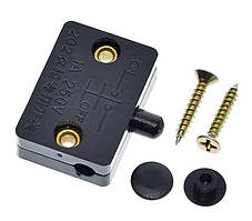 Сенсорний дверний перемикач для шаф і гардеробів, автоматичний вимикач освітлення - чорний