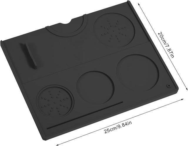 Коврик бариста Silicone Espresso Tamping Mat органайзер для темперовки Коврик бариста Silicone Espresso Tamping Mat органайзер для темперовки