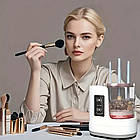 Очищувач пензлів для макіяжу, 8Вт, USB / Електрична чистилка для пензлів / Звуковий очисник для пензлів, фото 2