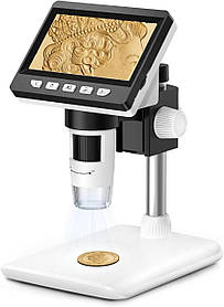 Мікроскопи Misilmp USB, 4,3-дюймові цифрові РК-ручні мікроскопи, мікроскоп 1000X 1080P для дітей/дорослих,