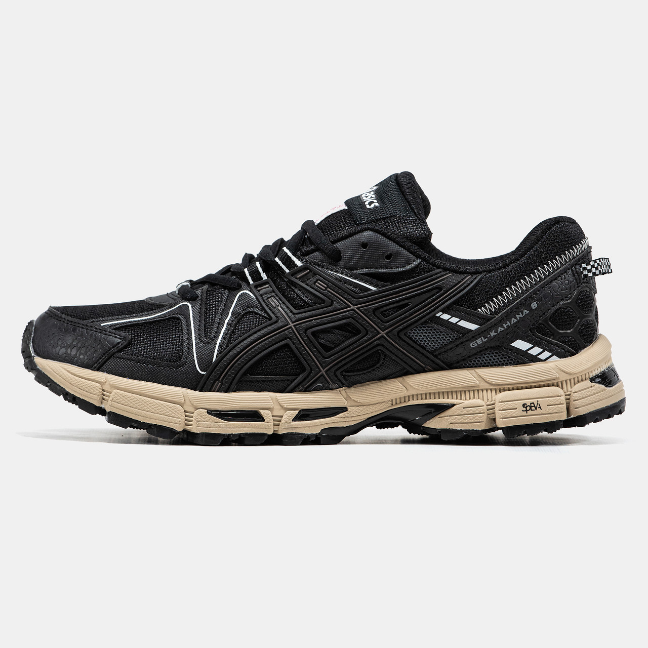Чоловічі кросівки Asics Gel-Kahana 8 Black Beige | Для тренування та повсякденного носіння