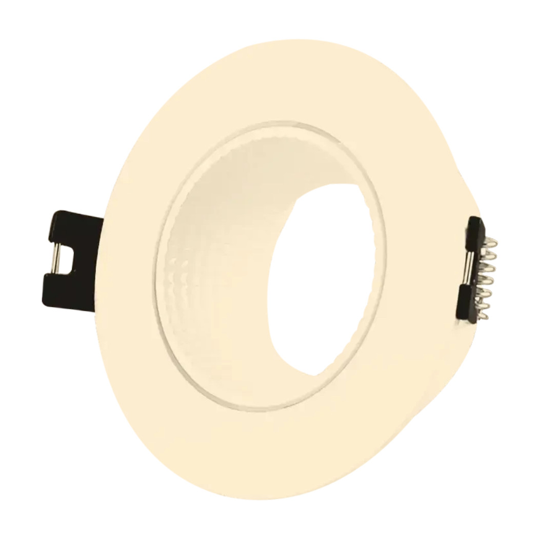 Точковий світильник LEBRON вбудований пластиковий під лампу MR16 білий IP20 L-DL-R-Wh