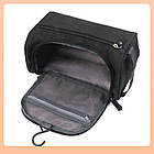 Дорожня косметичка-органайзер із гачком, чорна BC. Органайзер для душового приладдя, фото 8