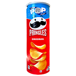 Чипси класичні Прінглс Pringles original 165g 19шт/ящ (Код: 00-00004044)
