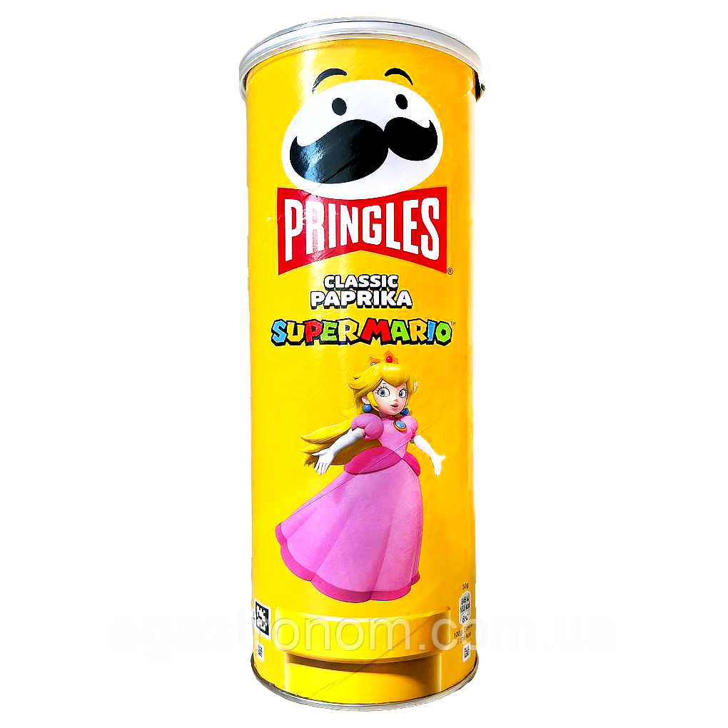 Чипси паприка Прінглс Pringles paprika 165g 19шт/ящ (Код: 00-00005661), фото 1