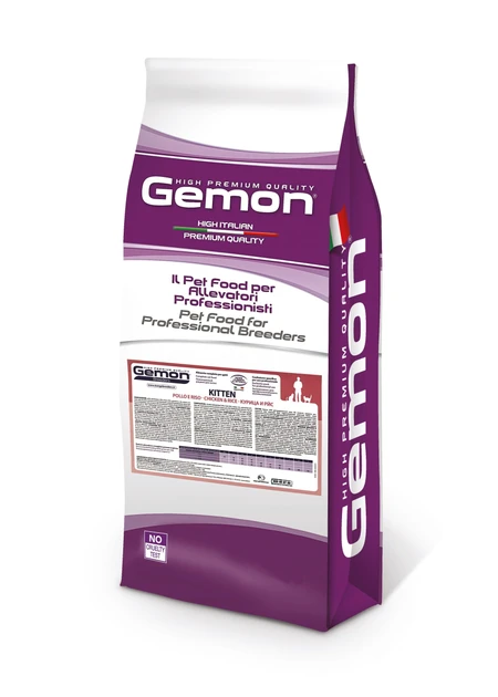 Сухий корм Gemon Cat Kitten для кошенят до 12 місяців, курка з рисом 20 КГ