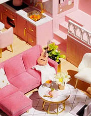 Конструктор 3D DIY Румбокс "Рожевий затишок" Dream Angels, L-030, рожевий, фото 4