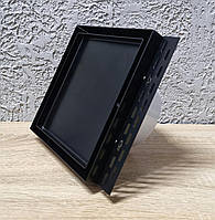 Вентилятор прихованого монтажу Ventlux AR 125 S BB Black (стандарт, підшипник)