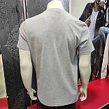 Базова чоловіча футболка однотонна сіра, фото 3