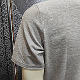 Базова чоловіча футболка однотонна сіра, фото 5