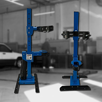 Стяжка пружин гідравлічна 1тонна VERKE V84805 Знімач гідравлічний пружин стаціонарний